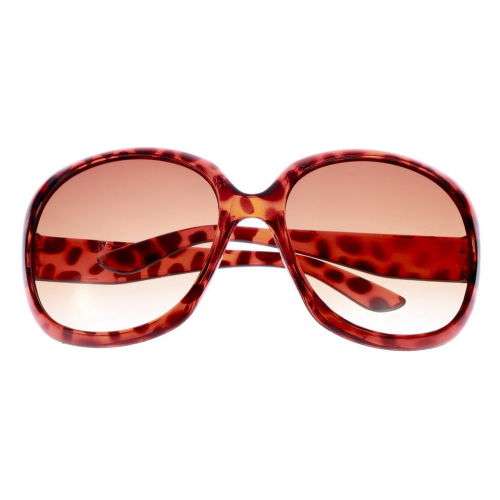 Ladies Smart  DOLCE & GABBANA Style Big Rim Sunglasses ( Leopard Print )